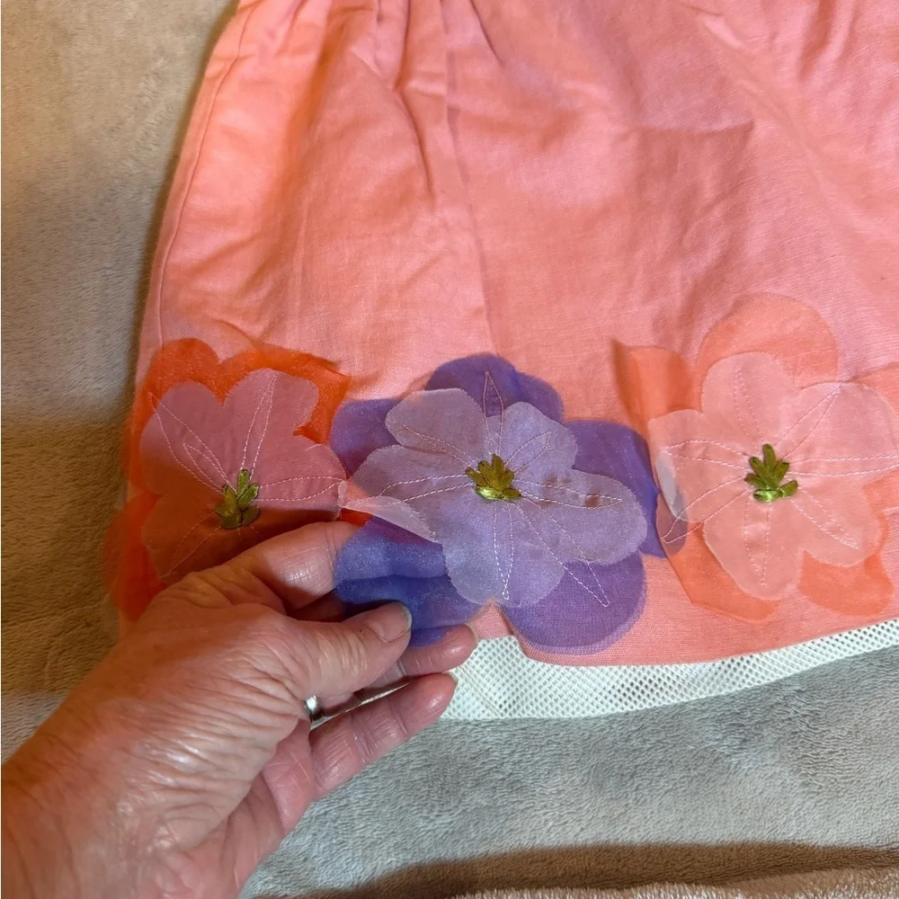 Baby Gap Floral Pink and Purple Kids‎ Formal Dress, 12-18 mo.